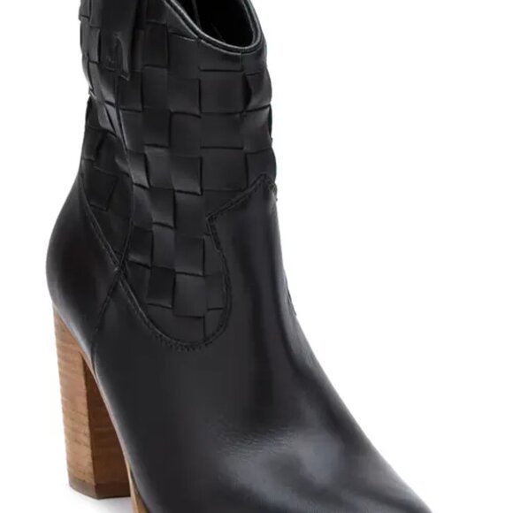 NEW MATISSE Leather Dawn Western Booties black for women 364tn - Picture 7 of 13